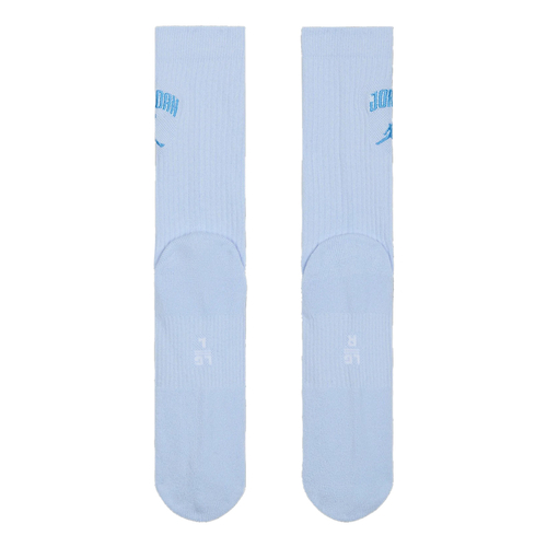 JORDAN EVERYDAY CREW SOCKS (1 PAIR) 'HYDROGEN BLUE/LEGEND BLUE'