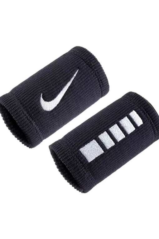 Nike Nike Elite Doublewide Wristbands Pk 'Black/White' NBA