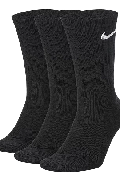 NIKE EVERYDAY LIGHTWEIGHT TRAINING CREW SOCKS (3 PAIRS) 'BLACK'