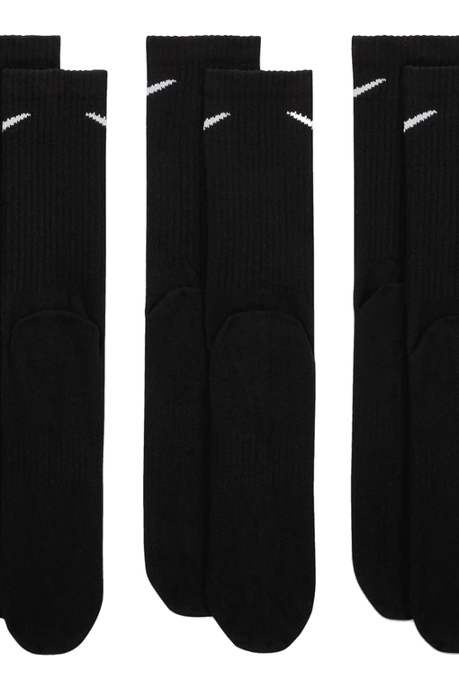 NIKE EVERYDAY LIGHTWEIGHT TRAINING CREW SOCKS (3 PAIRS) 'BLACK'