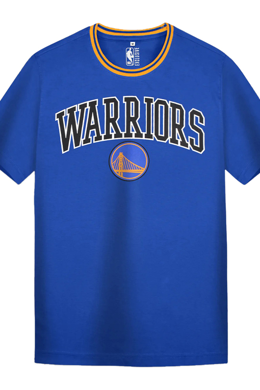 NBA - GOLDEN STATE WARRIORS CORE TYPOGRAPHY T SHIRT 'BLUE' - NBA