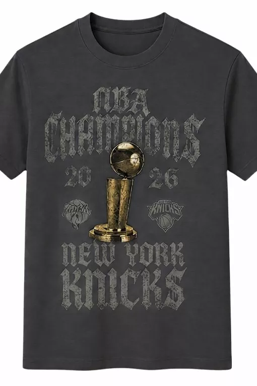 New York Knicks 2026 NBA Champions Tシャツ NBA - Nba New York Knicks 2026 Champions T-Shirt - NBA