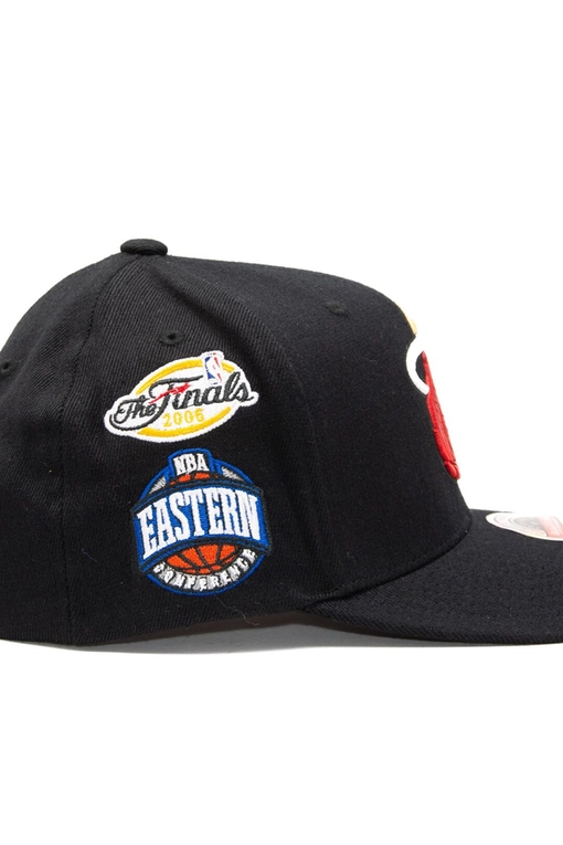 Mitchell & Ness - NBA HOME TOWN CLASSIC RED MIAMI HEAT CAP 