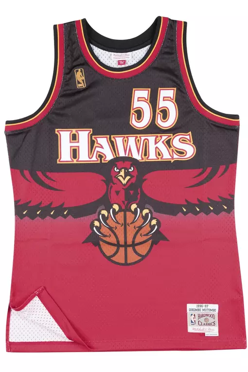Mitchell & Ness - SWINGMAN JERSEY ATLANTA HAWKS 1996-97 DIKEMBE MUTOMBO 'RED' - NBA