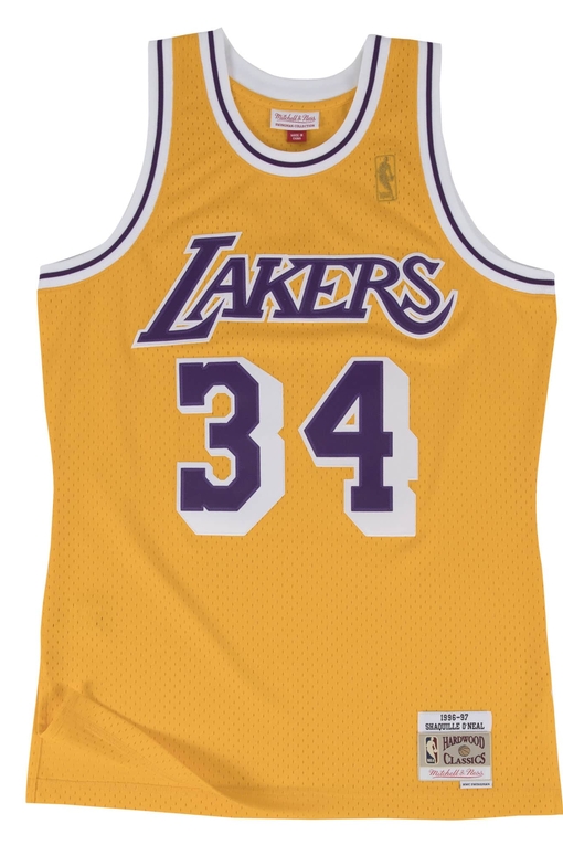 Mitchell & Ness - SWINGMAN JERSEY LOS ANGELES LAKERS HOME 1996-97 ...