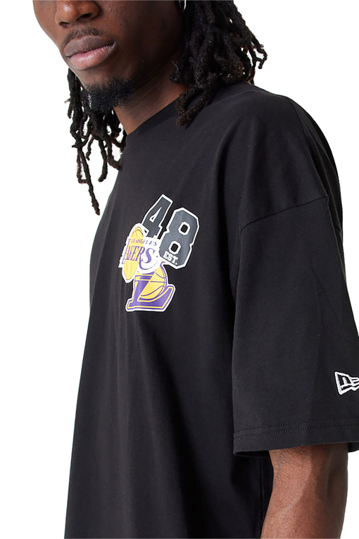 NBA All Over Print Mesh LA Lakers Oversized T-Shirt