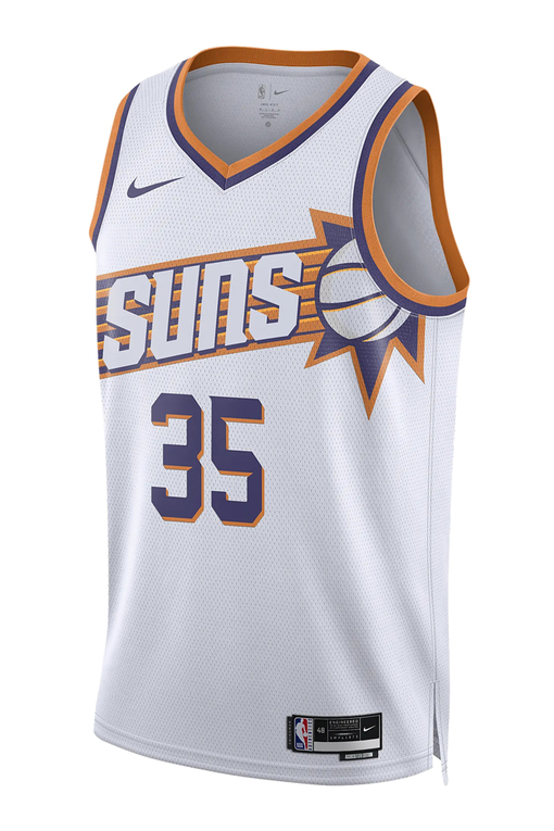 NIKE PHOENIX SUNS KEVIN DURANT DRI-FIT NBA SWINGMAN ASSOCIATION EDITION  2022/23 JERSEY 'WHITE'