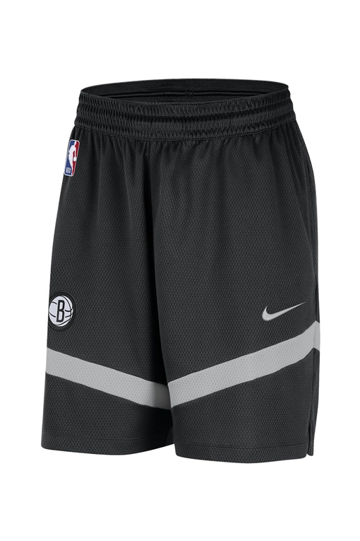 Nike NIKE BROOKLYN NETS DRI-FIT NBA ICON+ PRACTICE SHORTS 'BLACK