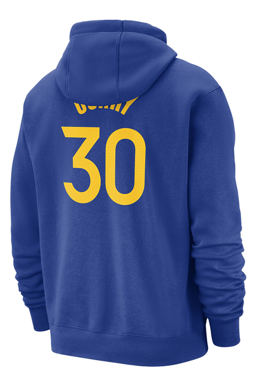 Nike NIKE GOLDEN STATE WARRIORS CLUB STEPHEN CURRY NBA PULLOVER HOODIE BLUE NBA