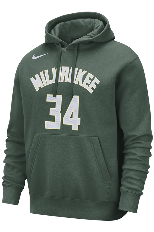 Nike - NIKE MILWAUKEE BUCKS CLUB GIANNIS ANTETOKOUNMPO NBA PULLOVER ...