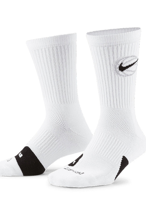 NIKE EVERYDAY CREW BASKETBALL SOCKS (3 PAIRS) 'WHITE'