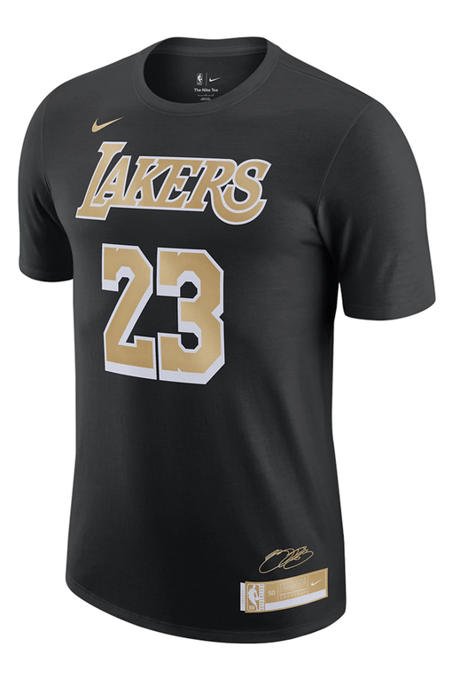 Nike NIKE LOS ANGELES LAKERS LEBRON JAMES 23 SELECT SERIES NBA T SHIRT BLACK NBA