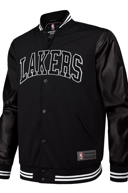 Lakers varsity jacket mens best sale