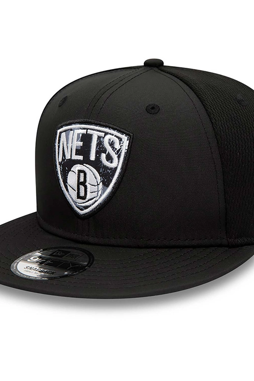 NEW ERA BROOKLYN NETS PRINT INFILL 9FIFTY SNAPBACK CAP 'BLACK'