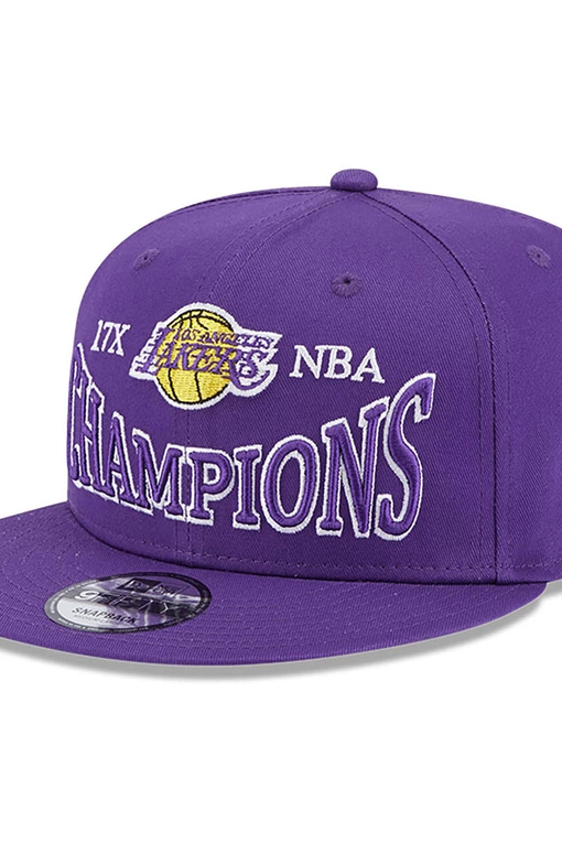 NEW ERA LOS ANGELES LAKERS CHAMPIONS PATCH 9FIFTY SNAPBACK CAP 'PURPLE/GOLD'
