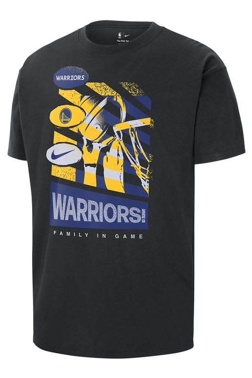 【NIKE】Golden State Warriors Courtside NBA Max90 T-Shirt T-shirt męski Nike NBA Max90 Golden State Warriors Courtside