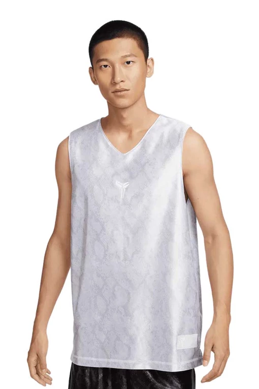 NIKE KOBE DRI-FIT STANDARD ISSUE REVERSIBLE BASKETBALL JERSEY 'WHITE'