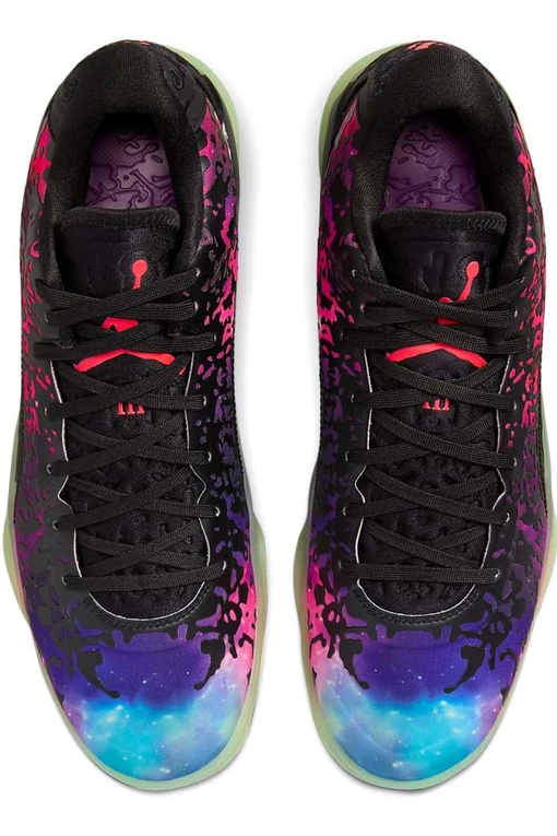 JORDAN ZION PF 'GALAXY' BASKETBALL SHOES 'BLACK/PURPLE/BLUE'