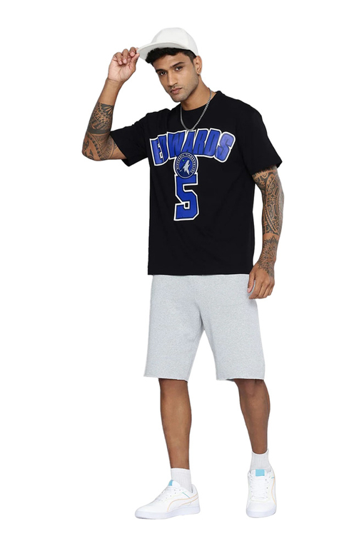 送料関税込み[NBA]Anthony Edwards Tシャツ★男女兼用★大人気★ NBA - NBA Anthony Edwards Printed Oversized T-Shirt 'Black