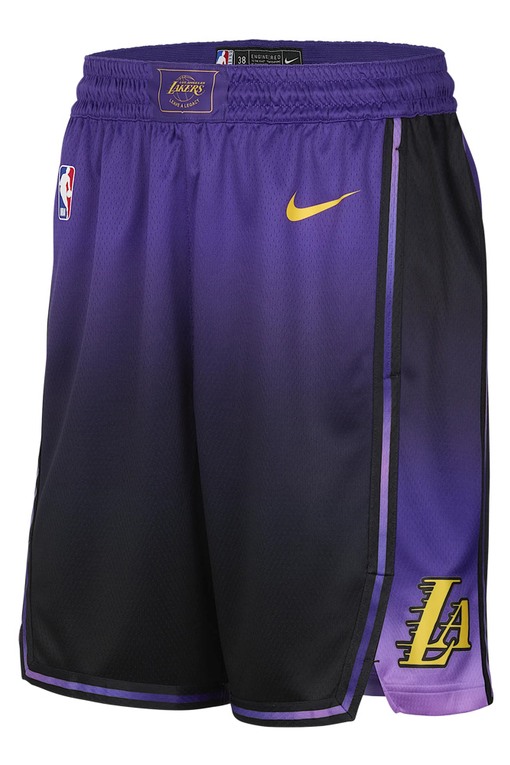 Nike Nike Los Angeles Lakers Dri Fit Swingman Shorts Purple NBA