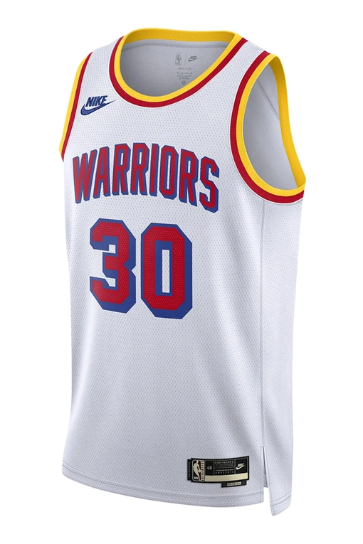 NIKE STEPHEN CURRY GOLDEN STATE WARRIORS 2024/25 HARDWOOD CLASSICS DRI-FIT  NBA SWINGMAN JERSEY 'WHITE'