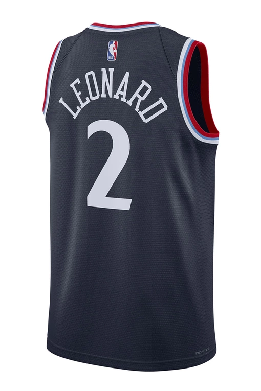 NIKE KAWHI LEONARD LA CLIPPERS 2024/25 SWINGMAN ICON EDITION DRI-FIT NBA  JERSEY 'NAVY BLUE'
