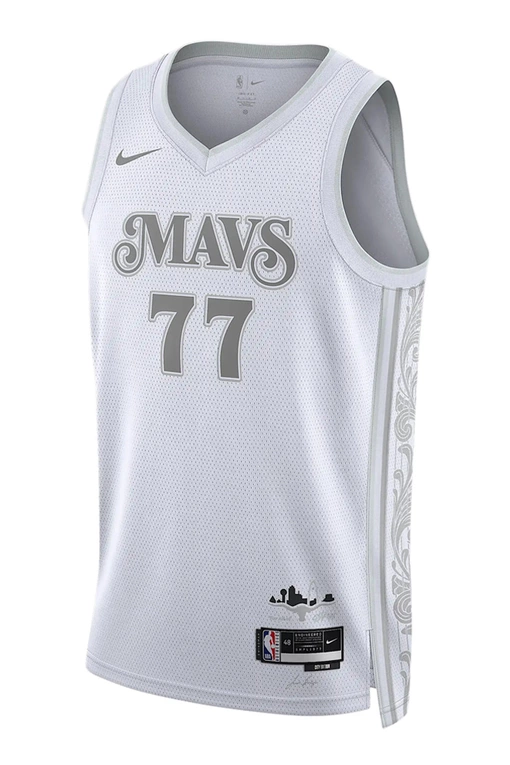 NIKE LUKA DONCIC DALLAS MAVERICKS 2024/25 CITY EDITION DRI-FIT NBA SWINGMAN  JERSEY 'WHITE'