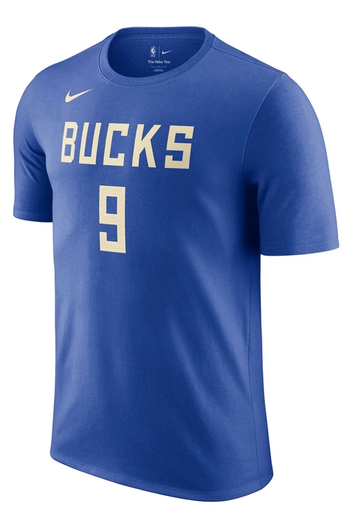 NIKE BOBBY PORTIS JR MILWAUKEE BUCKS ESSENTIAL CITY EDITION NBA T-SHIRT  'BLUE'