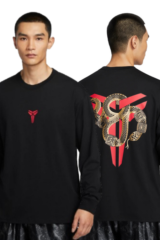 Nike Kobe Year of Mamba Men's Max 90 Long Sleeve Tee White