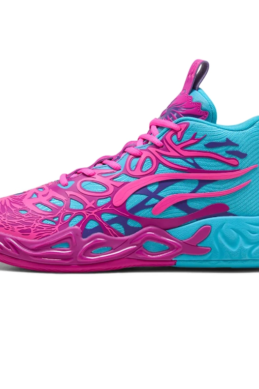 PUMA LAMELO BALL 'IRIDESCENT HORNETS' BASKETBALL SHOES 'PINK/BLUE'