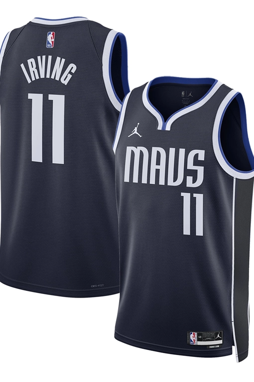 JORDAN KYRIE IRVING DALLAS MAVERICKS STATEMENT EDITION NBA DRI-FIT SWINGMAN  JERSEY 'NAVY BLUE'
