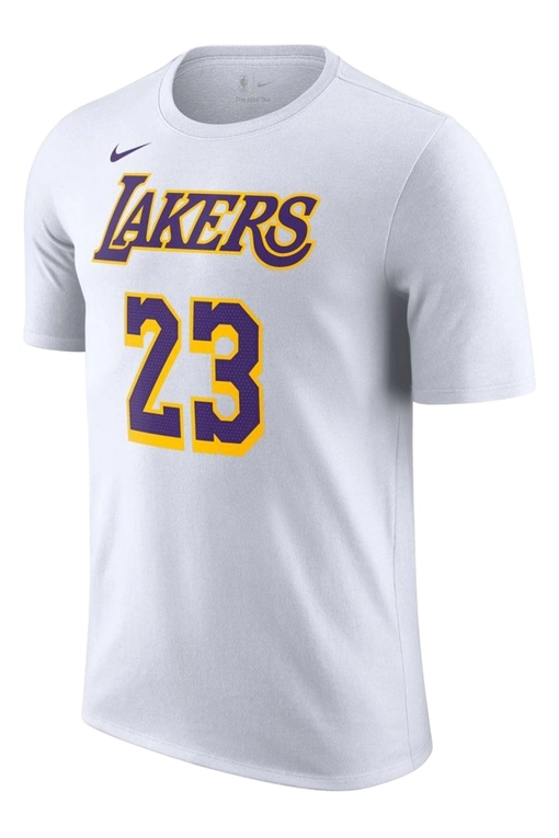 NIKE LEBRON JAMES LOS ANGELES LAKERS #23 NBA T-SHIRT 'WHITE'