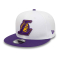 LOS ANGELES LAKERS CROWN PATCHES 9FIFTY SNAPBACK CAP 'WHITE'