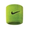 NIKE SWOOSH WRISTBANDS (1 PAIR) 'ATOMIC GREEN/BLACK'