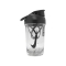 NIKE TR RECHARGE SHAKER BOTTLE 470 ML 'CLEAR/BLACK'