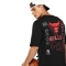 NBA CHICAGO BULLS MIDNIGHT BLACK OVERSIZED T-SHIRT 'BLACK'