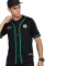 NBA: BOSTON CELTICS TYPOGRAPHY BASEBALL SHIRT-BLACK