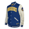 GOLDEN STATE WARRIORS LETTERMAN JACKET 'ROYAL BLUE'