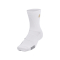 UA CURRY ARMOURDRY PLAYMAKER 1 PACK MID CREW SOCKS 'WHITE'