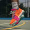 NIKE LEBRON WITNESS 8 EP BASKETBALL SHOES 'ORANGE/THUNDER BLUE-LASER FUCHSIA'