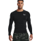 UA HEATGEAR LONG SLEEVE COMPRESSION T-SHIRT 'BLACK'