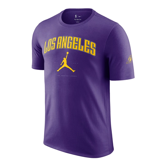 JORDAN LOS ANGELES LAKERS ESSENTIAL NBA T-SHIRT 'PURPLE'