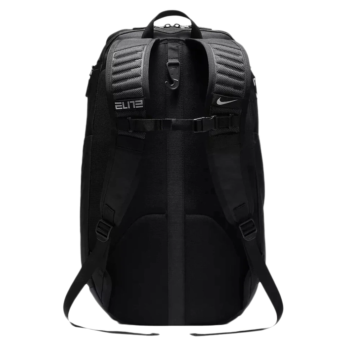NIKE HOOPS ELITE PRO BACKPACK 'BLACK/METALLIC COOL GREY'