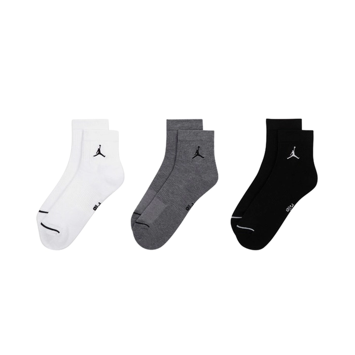 JORDAN EVERYDAY ANKLE SOCKS (3 PAIRS) 'MULTI-COLOUR'