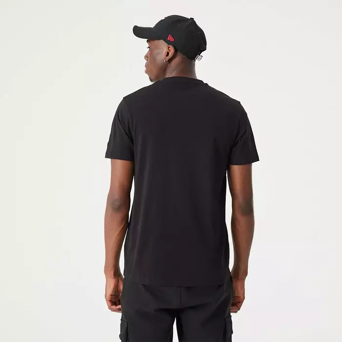 NEW ERA CHICAGO BULLS NBA SCRIPT T-SHIRT 'BLACK'