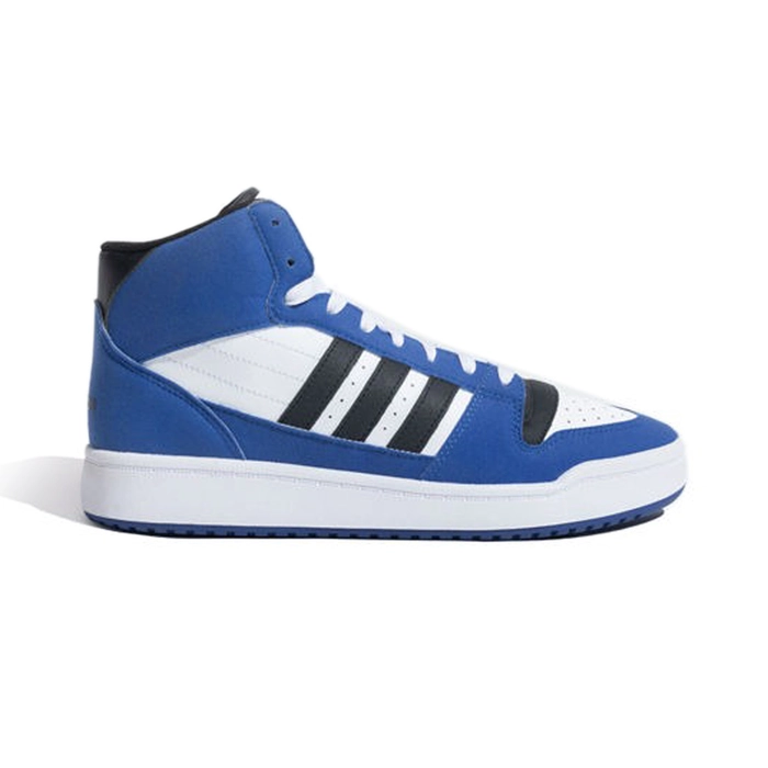 ADIDAS MENS BREAK START MID SNEAKERS 'ROYAL BLUE/WHITE/BLACK'