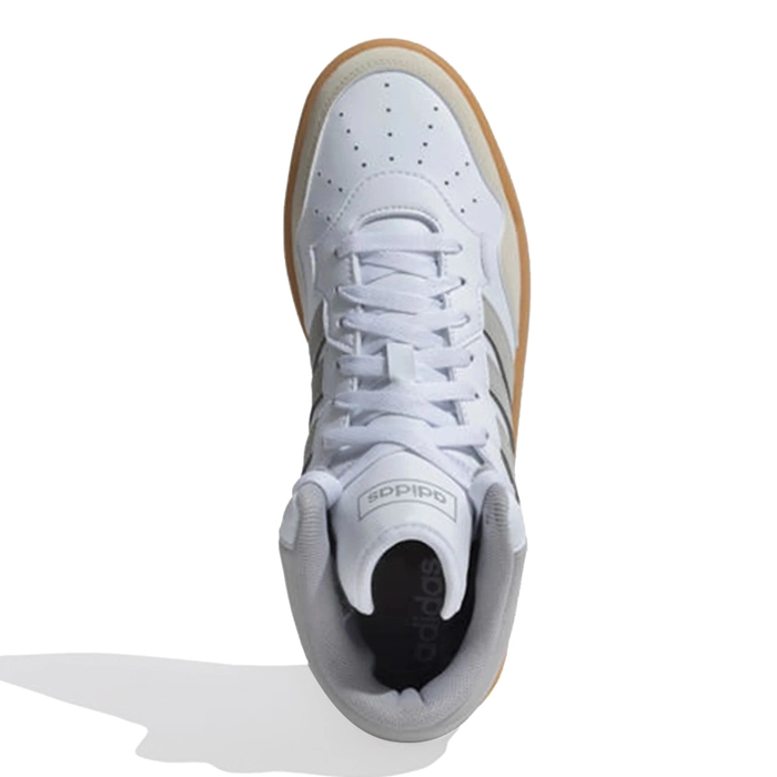 ADIDAS HOOPS 4.0 MID SNEAKERS 'WHITE/GREY'