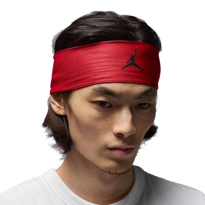 JORDAN DRI-FIT PERFORMANCE SPORT HEADBAND 'GYM RED/BLACK'
