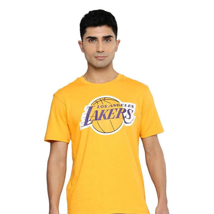 NBA LOS ANGELES LAKERS CLASSIC CREST T-SHIRT 'YELLOW'
