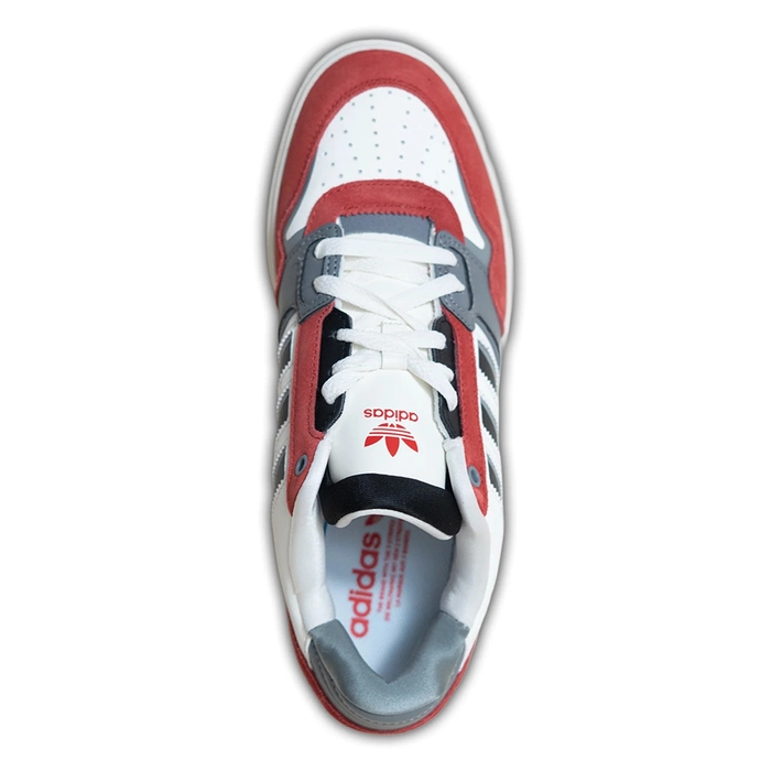 ADIDAS ORGINALS DROP STEP LOW 2.0 SNEAKERS 'WHITE/GREY/RED'